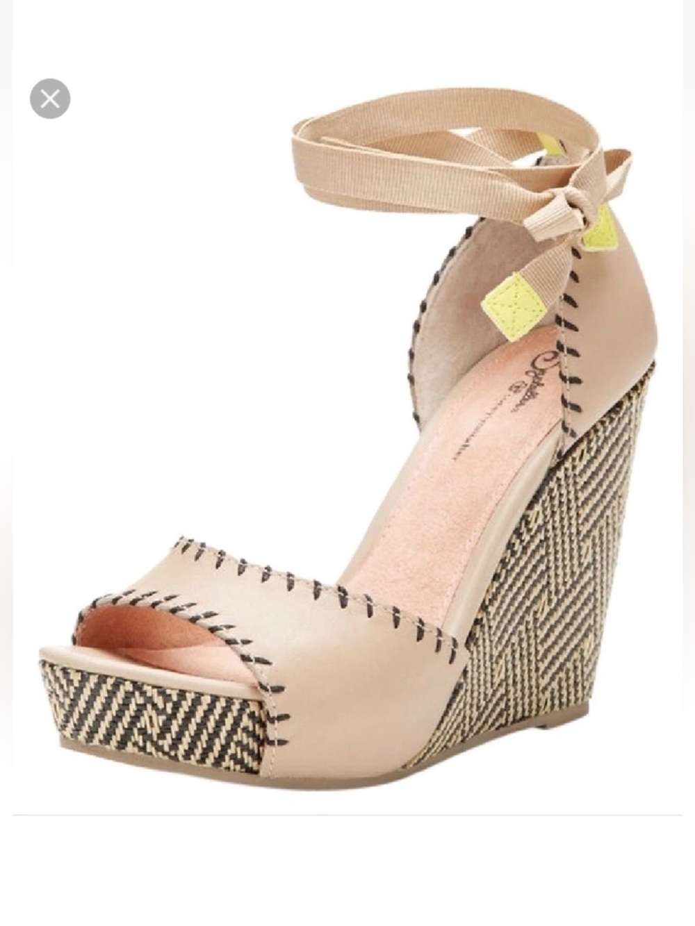 Seychelles Smooth Sailing Wedge Sz 7.5